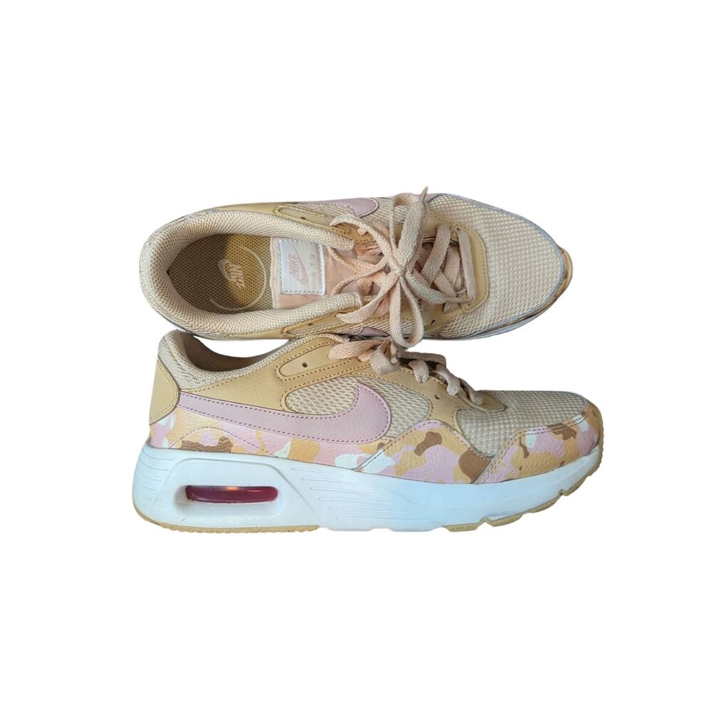 Nike Air Max SC SE Sesame Pink Camo Running Shoes Sneakers DX3733-200 SZ 8